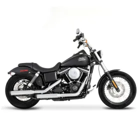 RINEHART RACING 500-0200 3  Muffler Slip-On Duals for Harley Davidson FLSTC / FLSTSE / FLSTSE2 / FXCW / FXSB 1584-1800cc 07-17