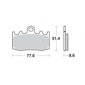 BRAKE PADS FERODO FDB2125ST / MCB748 ROUTE