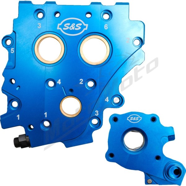 S&S CYCLE TC3 Oil Pump and Cam Support Plate Kit Harley Davidson FLD / FLHR / FLHRC 1450-1800cc 06-16