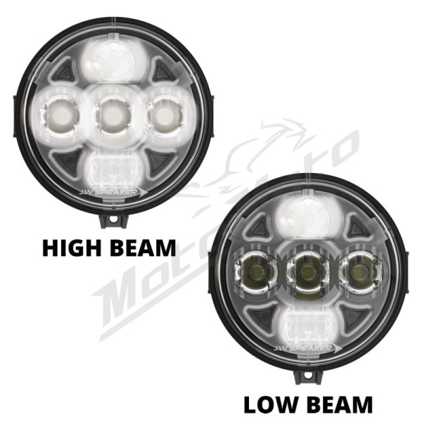 J.W. SPEAKER LED ATV ir UTV universalus priekinis žibintas 12V