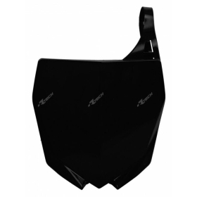 RACETECH Front Number Plate Yamaha YZ 125/450cc 14-25 Black