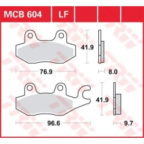 TRW All Round Sintered Metal Brake Pads Cagiva / Daelim / MZ / Suzuki / Triumph / Voxan / Yamaha 125-1200cc 90-20