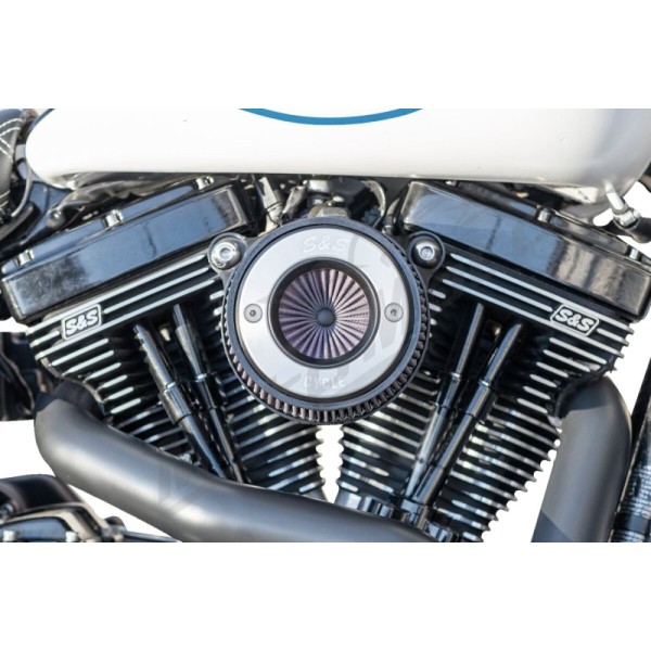 S&S CYCLE Air Stinger Stealth Air Cleaner Kit Harley Davidson FLD / FLHRCI / FLHRI 1450-1690cc 01-17