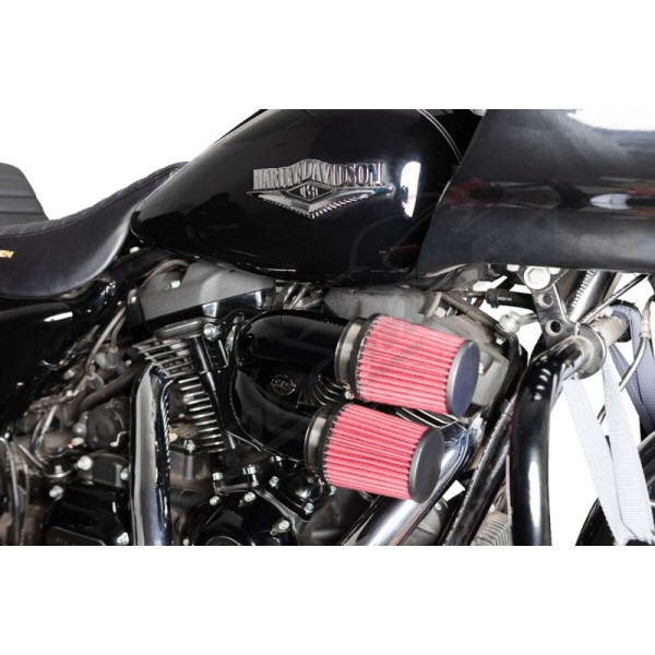S&S CYCLE Tuned Induction Air Cleaner Kit Harley Davidson FLDE / FLFB / FLFBS 1750-1923cc 17-26