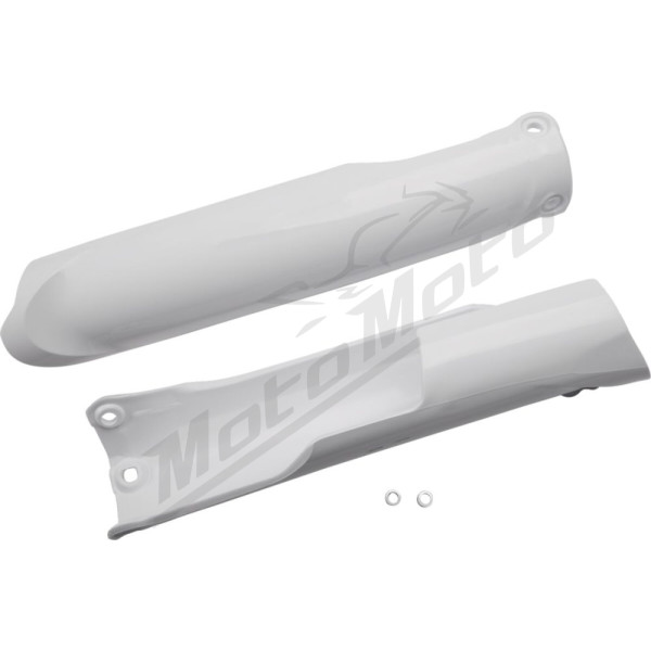 UFO Fork Guards Yamaha YZ F 250-450cc 23-> White