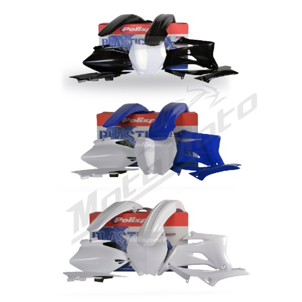 POLISPORT Plastic Kit Black Yamaha YZ250F/YZ450F