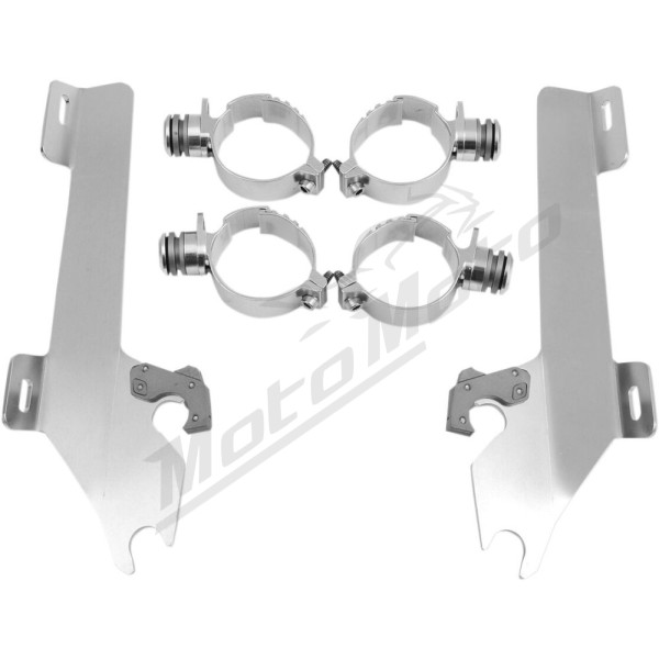 MEMPHIS SHADES METRIC Windshield Trigger-Lock Complete Mount Kit Victory / Kawasaki 92-1600 04-17