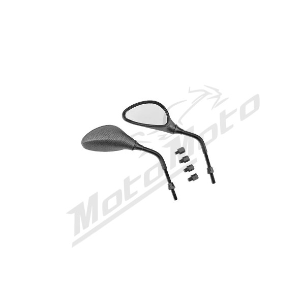 Universal Mirror Set TNT Mac 3 Carbon Look Matt