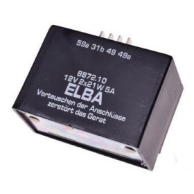 Srovės lygintuvas / posūkių relė SIMSON / UNIVERSALUS 12V 2x21W 5A 4kontaktų