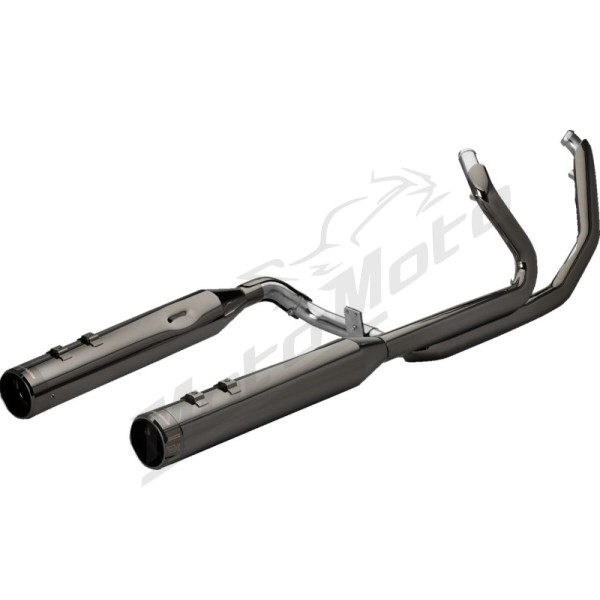 KHROME WERKS 2-into-2 Dominator Exhaust System Harley Davidson FLH / FLHR / FLHRXS / FLHT / FLHTK / FLHX / FLTRX / FLTRXS 1750-1977 17-25