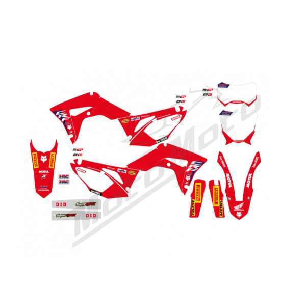 Blackbird Grafikos lipdukų kompl. HONDA REPLICA TEAM HRC 24 Honda CRF 250-450R/X 17-24