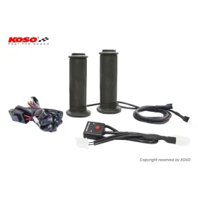 Koso heated cuffs with controller (22mm/25mm 7/8-1`) length - 130mm