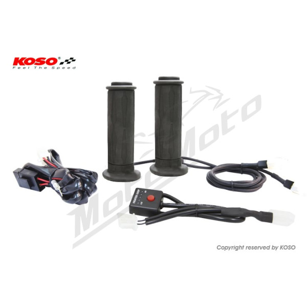 Koso heated cuffs with controller (22mm/25mm 7/8-1`) length - 130mm