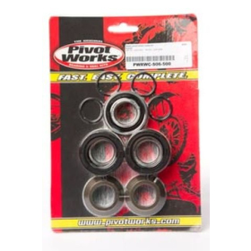 Pivot works bearing set with watertight bushings rear wheel Suzuki RM 125-250 00-08
