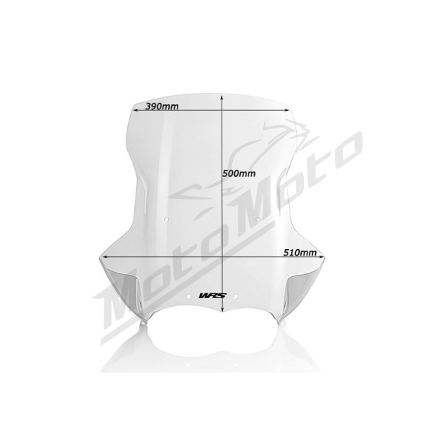 WRS Windscreen Caponord Clear BMW R1200GS 06-12