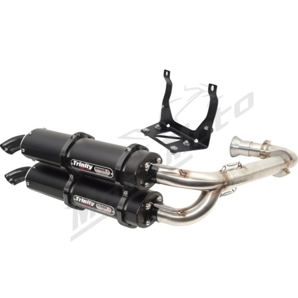 TRINITY RACING "Stage 5" dviguba išmetimo sistema CAN AM BRP MAVERICK 900 17-18