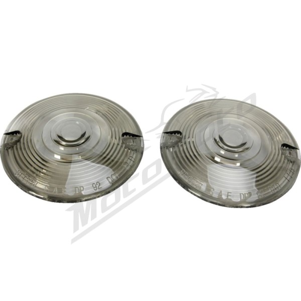 KURYAKYN Posūkių stikliukai skaidrūs Harley Davidson FLHR / FLHS / FLTR / FLHX / FLTRX 1340/1800 86-22