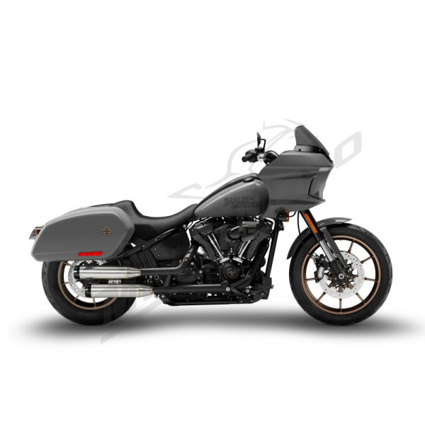 ZARD Overlapped Slip-Ons Muffles Harley Davidson FXBB / FXBBS / FXST / FXLRST 1750-1923cc 18-24