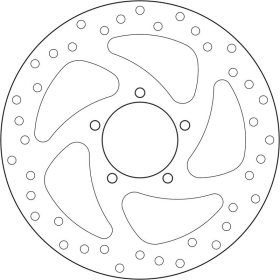 BREMBO Serie Oro Round Fixed Brake Disc DUCATI MULTISTRADA 1200/ 1260/ 950/V2/ V4, DESERT 937