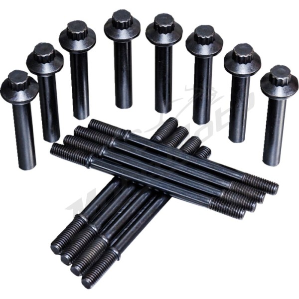 S&S CYCLE Cylinder Stud & Head Bolt Kit Harley Davidson FLDE / FLFB / FLFBS 1750-1977cc 17-25