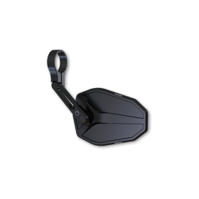 HIGHSIDER Victory-Slim Bar End Mirror Short (1pc) Aprilia / BMW / Derbi / Honda / Kawasaki / KTM / Moto Guzzi / Peugeot / Piaggio / Suzuki / Triumph / Vespa / Yamaha 125-1300cc 71-25