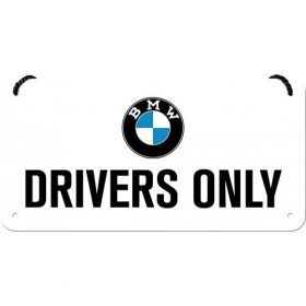 Metalinė lentelė BMW DRIVERS 10x20