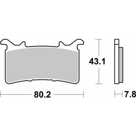 BREMBO Sintered stabdžių trinkelės priekinės BMW M / S / HONDA CBR 1000cc 2020-2024