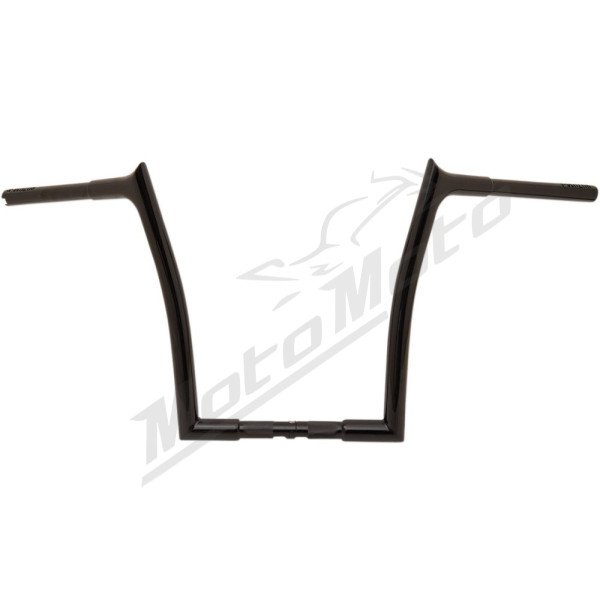 FAT BAGGERS INC. Pointed Top Handlebar Black 89x40.5cm Harley Davidson FLD / FLHR / FLRT / FXDB / FXDL / FXST 1340-1800 85-18