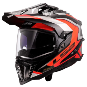 Motocross Helmet LS2 MX701 C EXPLORER FRONTIER 2 Red