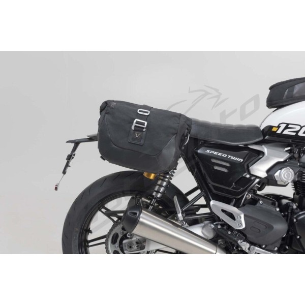 SW-MOTECH Legend Gear LC2 Side Bag System Black Edition Triumph Speed Twin 1200 24-25