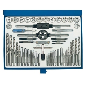 DRAPER Tap & Dies Set Inches and Metric 52pcs