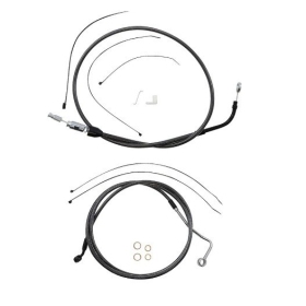 MAGNUM SHIELDING Black Pearl Handlebar Installation Kit 25.5cm Harley Davidson FLH / FLHXSE / FLHTK 1750/1977 21-24