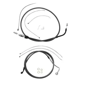 MAGNUM SHIELDING Black Pearl trosų / lynų / elektros laidų prailginimo kompl. 25.5cm Harley Davidson FLH / FLHXSE / FLHTK 1750/1977 21-24