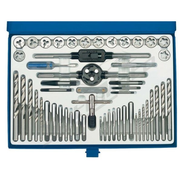 DRAPER Tap & Dies Set Inches and Metric 52pcs