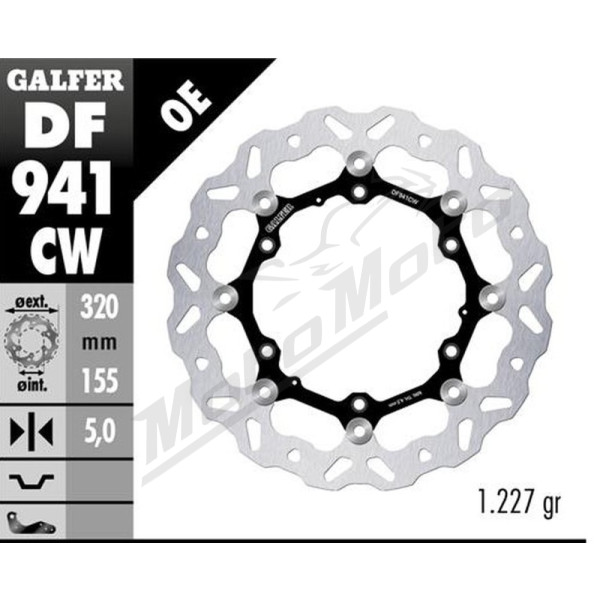 GALFER Front brake disc Husqvarna / KTM 690-890 12-23