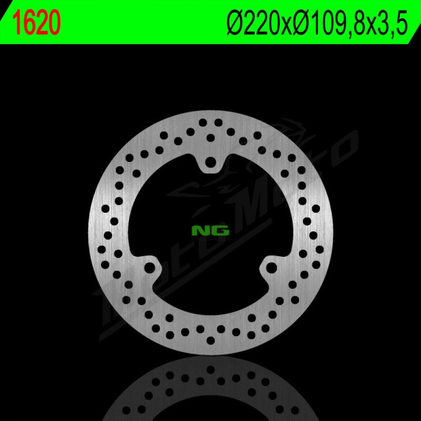 NG BRAKES Front Fixed Brake Disc 220mm Yamaha Tricity 125-155cc 14-20