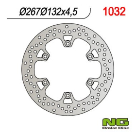 NG BRAKES Fixed Rear Brake Disc 267mm Yamaha T-Max 500cc 01-11