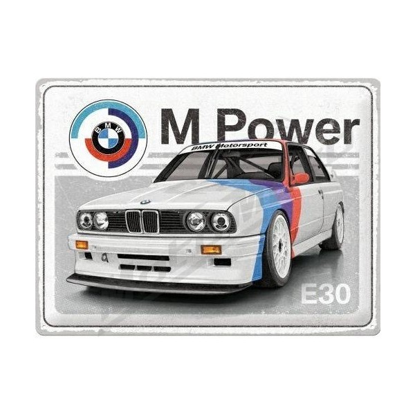 Metalinė lentelė BMW MOTPRSPORT E30 40x60