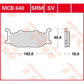 TRW SV Series Sindered Brake Pads SYM / Yamaha 125-1600cc 91-21