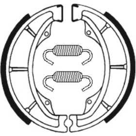 TECNIUM Scooter/Street/Off-Road/ATV Organic Brake shoes BA014 Suzuki / Hyosung / Kawasaki 125/250 71-11