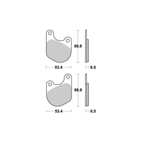  Sbs Brakepads 537CT Carbon Tech