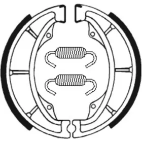 TECNIUM Scooter/Street/Off-Road/ATV Organic Brake shoes BA014 Suzuki / Hyosung / Kawasaki 125/250 71-11