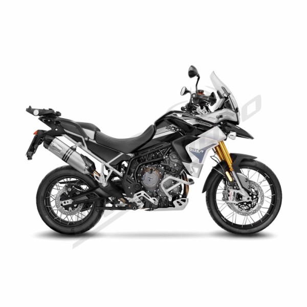LEOVINCE LV One Evo Stainless Steel Slip-On Muffler TRIUMPH TIGER 850-900 20-24