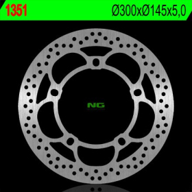 NG BRAKES Front Fixed Brake Disc 300mm Aprilia / Gilera 800-850cc 08-17