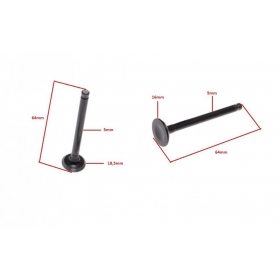 Valve kit 50/80CC GY6 4T