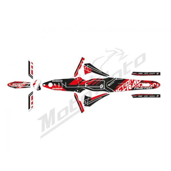 BLACKBIRD Traction Sticker Kit Fantic XXF 250cc 22-24