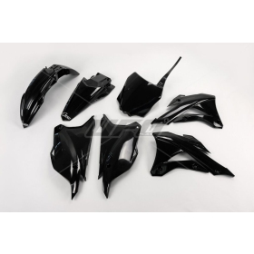 UFO Plastics Set Kawasaki KX 85cc 13-21 Black