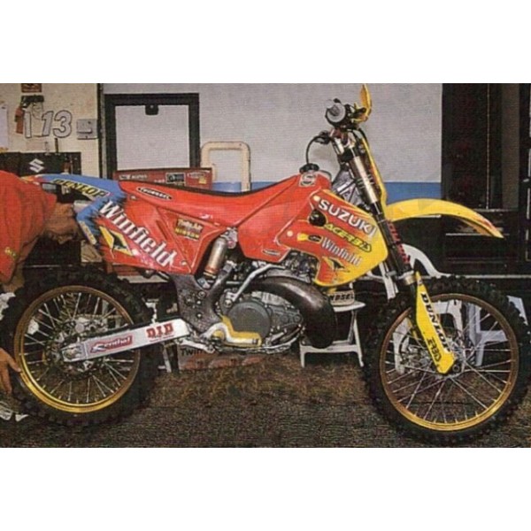 TECNOSEL Seatcover "Team Suzuki" Suzuki RM 125-250cc 99-00