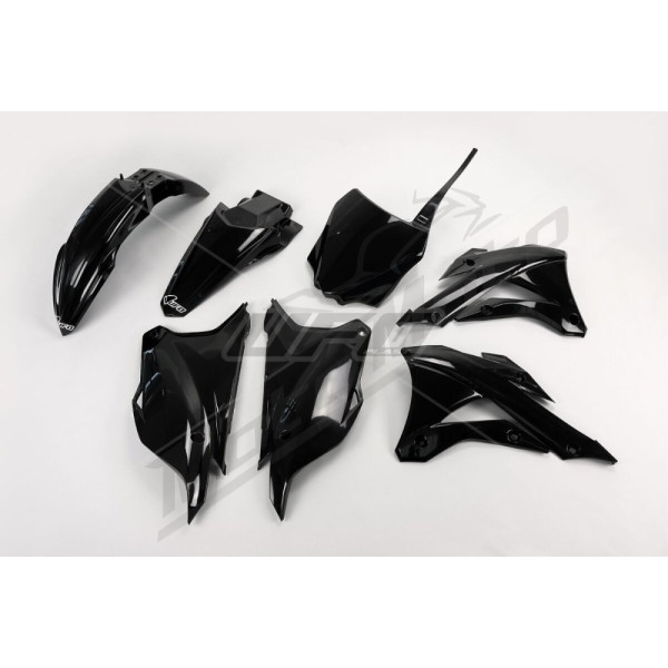 UFO Plastics Set Kawasaki KX 85cc 13-21 Black