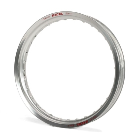 Rim Excel 18x2.15 silver 36H Beta / Honda / Husaberg / Husqvarna / Kawasaki / KTM / Sherco / Suzuki / Yamaha 125-650cc 95-23